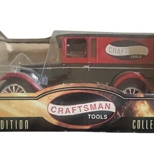 Red Vintage-Style Toy Truck with Craftsman Branding